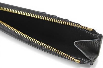 セリーヌ コインケース/カードホルダー CELINE ジップ付コンパクト カードホルダー/フラグメントケース ブラック 10B683BEL【中古】