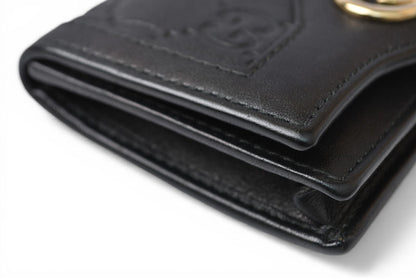 グッチ カードケース/名刺入れ GUCCI グッチシマ/インターロッキングG ブラック 232435【中古】