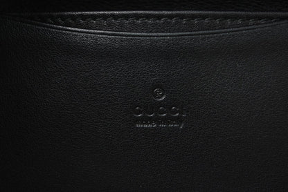 グッチ カードケース/名刺入れ GUCCI グッチシマ/インターロッキングG ブラック 232435【中古】