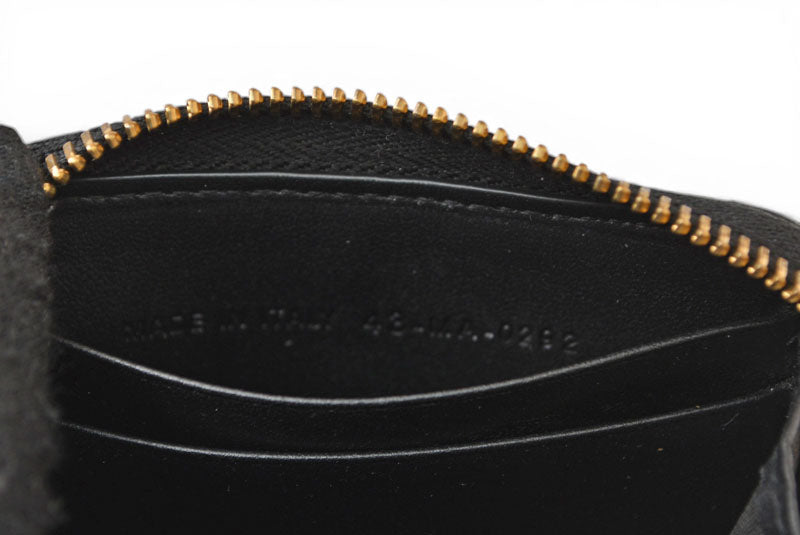 クリスチャンディオール コインケース/カードケース Christian Dior ミニ財布 レディ ディオール ブラック【中古】