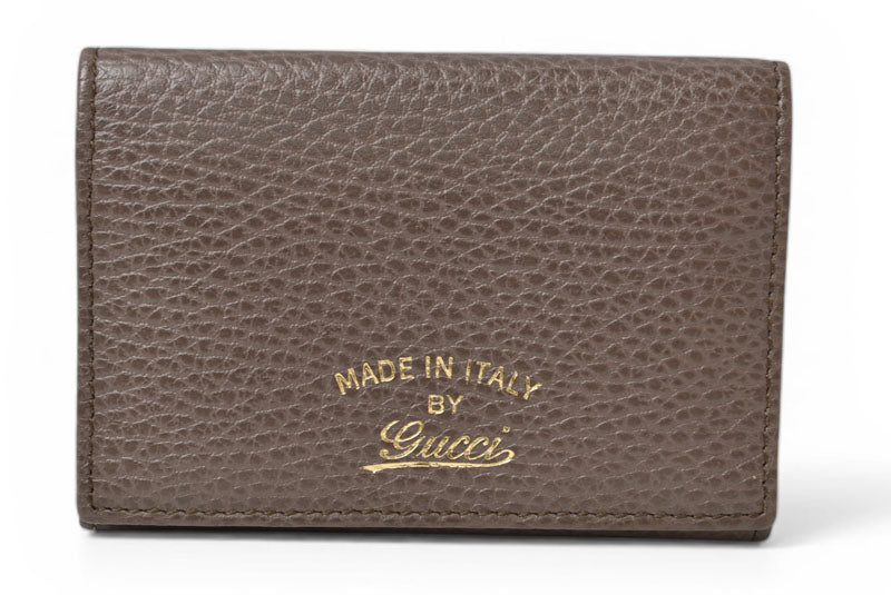グッチ カードケース/名刺入れ GUCCI スウィング/SWING バイカラー ブラウン/ピンク 381045 【中古】