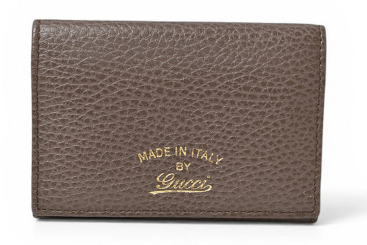 グッチ カードケース/名刺入れ GUCCI スウィング/SWING バイカラー ブラウン/ピンク 381045 【中古】