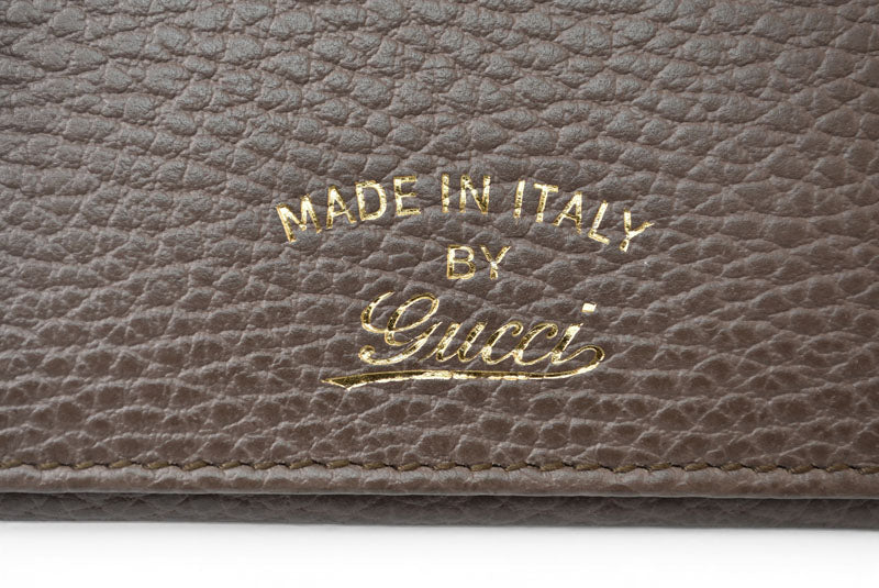 グッチ カードケース/名刺入れ GUCCI スウィング/SWING バイカラー ブラウン/ピンク 381045 【中古】