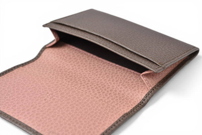 グッチ カードケース/名刺入れ GUCCI スウィング/SWING バイカラー ブラウン/ピンク 381045 【中古】