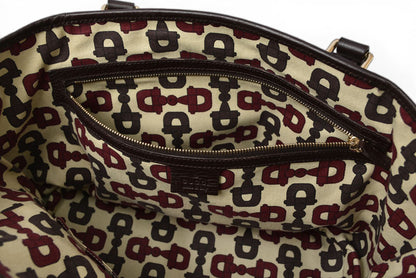 グッチ トートバッグ GUCCI ショルダーバッグ GGブラウン/ベージュ シェリーライン 137396【中古】