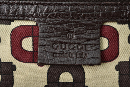 グッチ トートバッグ GUCCI ショルダーバッグ GGブラウン/ベージュ シェリーライン 137396【中古】