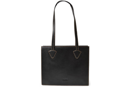 ロエベ トートバッグ ヴィンテージ A4収納可 LOEWE バッグ レザー ブラック【中古】