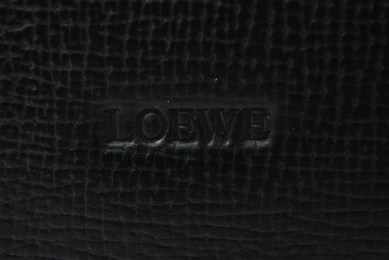 ロエベ トートバッグ ヴィンテージ A4収納可 LOEWE バッグ レザー ブラック【中古】