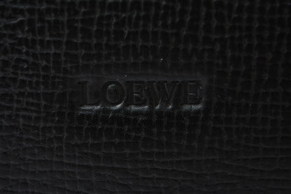 ロエベ トートバッグ ヴィンテージ A4収納可 LOEWE バッグ レザー ブラック【中古】