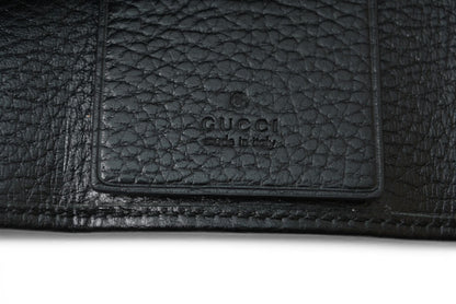 グッチ キーケース/キーホルダー GUCCI 6連 ダブルG ‎456118 CAO0G 1000 ユニセックス ブラック【中古】