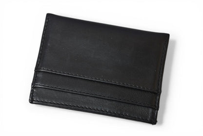 シャネル カードケース/名刺入れ ヴィンテージ CHANEL ココマーク エンボス加工 ラムスキン ブラック【中古】
