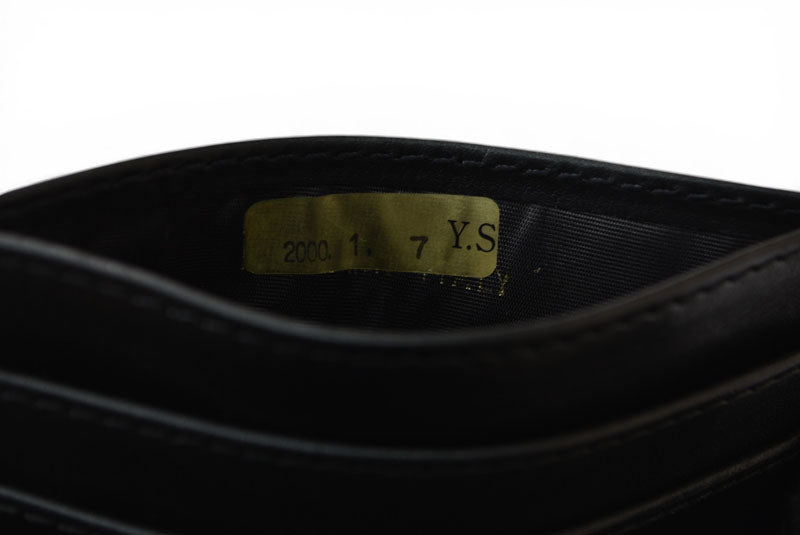 シャネル カードケース/名刺入れ ヴィンテージ CHANEL ココマーク エンボス加工 ラムスキン ブラック【中古】