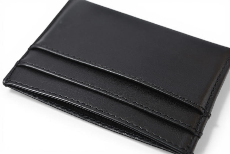 シャネル カードケース/名刺入れ ヴィンテージ CHANEL ココマーク エンボス加工 ラムスキン ブラック【中古】