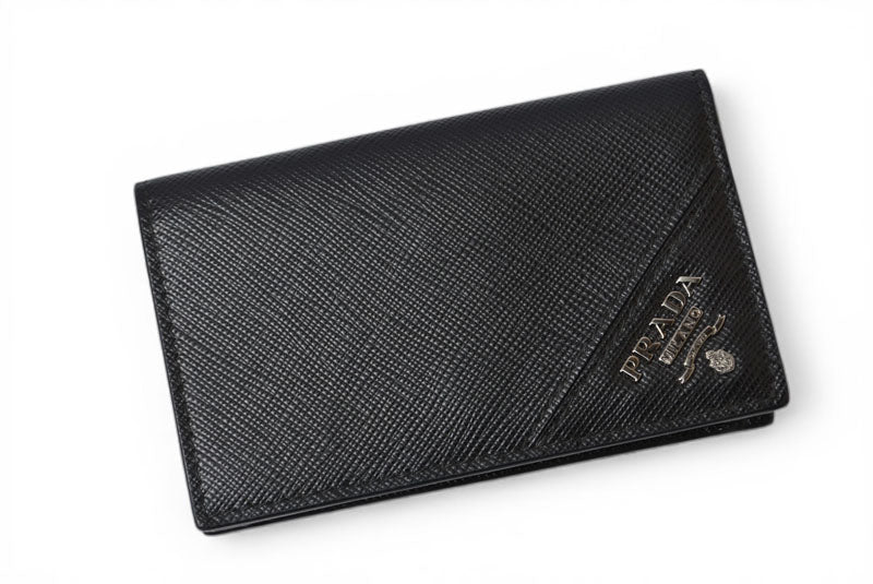 プラダ カードケース/コインケース/名刺入れ PRADA 2MC122 レザー NERO/ブラック【中古】