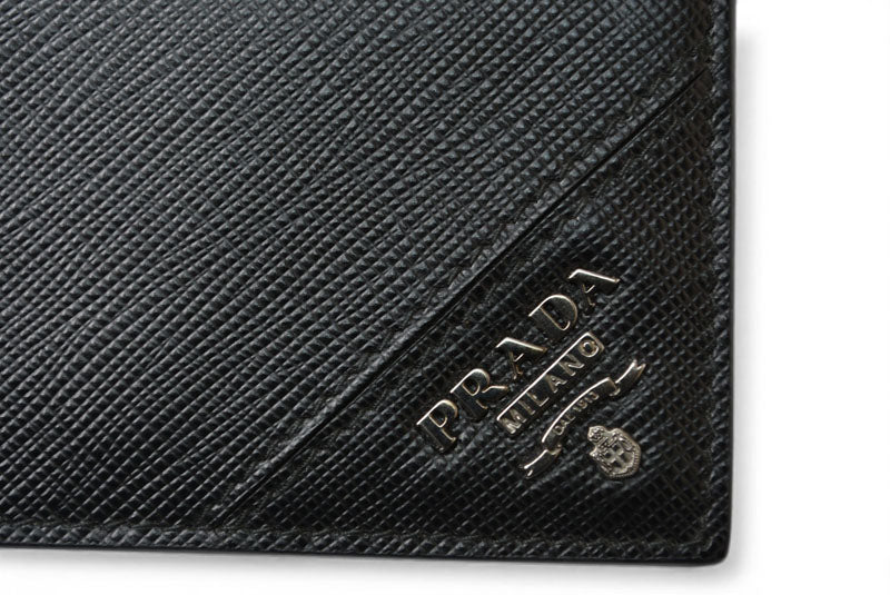 プラダ カードケース/コインケース/名刺入れ PRADA 2MC122 レザー NERO/ブラック【中古】