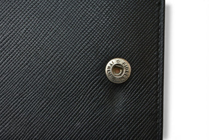 プラダ 財布 PRADA 長財布 M608 SAFFIANO/レザー NERO/ブラック ヴィンテージ【中古】