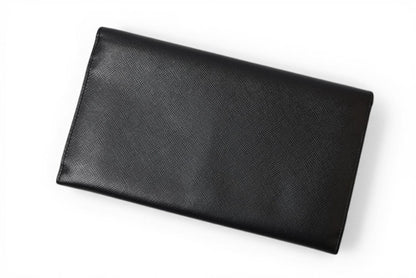 プラダ 財布 PRADA 長財布 M608 SAFFIANO/レザー NERO/ブラック ヴィンテージ【中古】