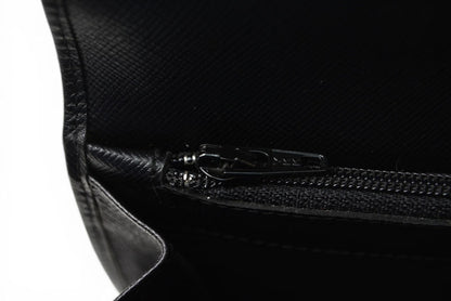 プラダ 財布 PRADA 長財布 M608 SAFFIANO/レザー NERO/ブラック ヴィンテージ【中古】