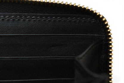 グッチ 財布 GUCCI 長財布/ロゴジップアラウンドウォレット GGステッチ ブラック 453393【中古】