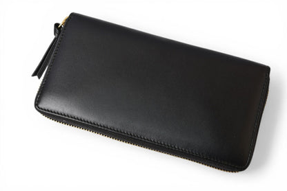グッチ 財布 GUCCI 長財布/ロゴジップアラウンドウォレット GGステッチ ブラック 453393【中古】