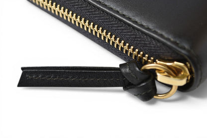 グッチ 財布 GUCCI 長財布/ロゴジップアラウンドウォレット GGステッチ ブラック 453393【中古】