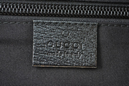 グッチ ハンドバッグ GUCCI バッグ GGブラック シェリーライン 131228【中古】