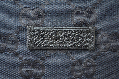 グッチ ハンドバッグ GUCCI バッグ GGブラック シェリーライン 131228【中古】