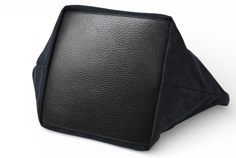 グッチ ハンドバッグ GUCCI バッグ GGブラック シェリーライン 131228【中古】