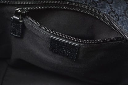 グッチ ハンドバッグ GUCCI バッグ GGブラック シェリーライン 131228【中古】