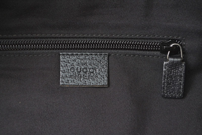 グッチ ハンドバッグ GUCCI バッグ GGブラック シェリーライン 131228【中古】