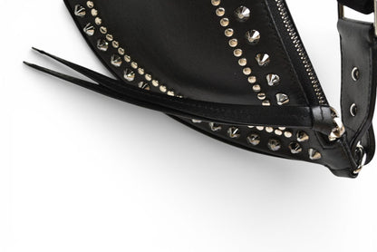 ジミーチュウ ボディバッグ JIMMY CHOO バッグ ヴァレンヌ JCロゴ 2WAY ワンショルダー スタッズ ブラック【中古】