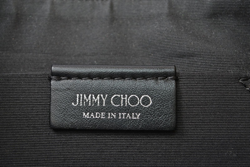 ジミーチュウ ボディバッグ JIMMY CHOO バッグ ヴァレンヌ JCロゴ 2WAY ワンショルダー スタッズ ブラック【中古】