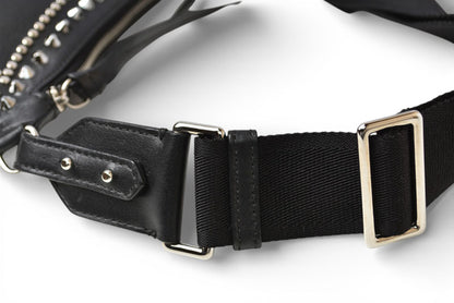 ジミーチュウ ボディバッグ JIMMY CHOO バッグ ヴァレンヌ JCロゴ 2WAY ワンショルダー スタッズ ブラック【中古】
