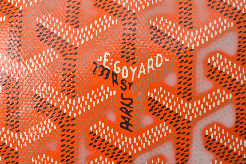 ゴヤール コインケース/マルチカードケース GOYARD セナ ミニ ポーチ/SENAT2MINTY07CL07P オレンジ 未使用【中古】