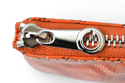 ゴヤール コインケース/マルチカードケース GOYARD セナ ミニ ポーチ/SENAT2MINTY07CL07P オレンジ 未使用【中古】