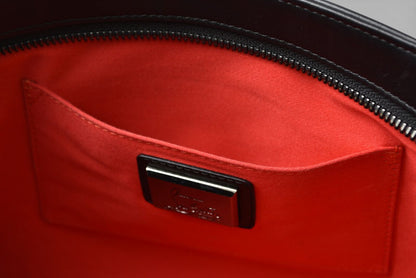 クリスチャンルブタン クラッチバッグ/ショルダーバッグ Christian louboutin Loubiclutch カーフ/スパイク ブラック/ガンメタル 1165013【中古】