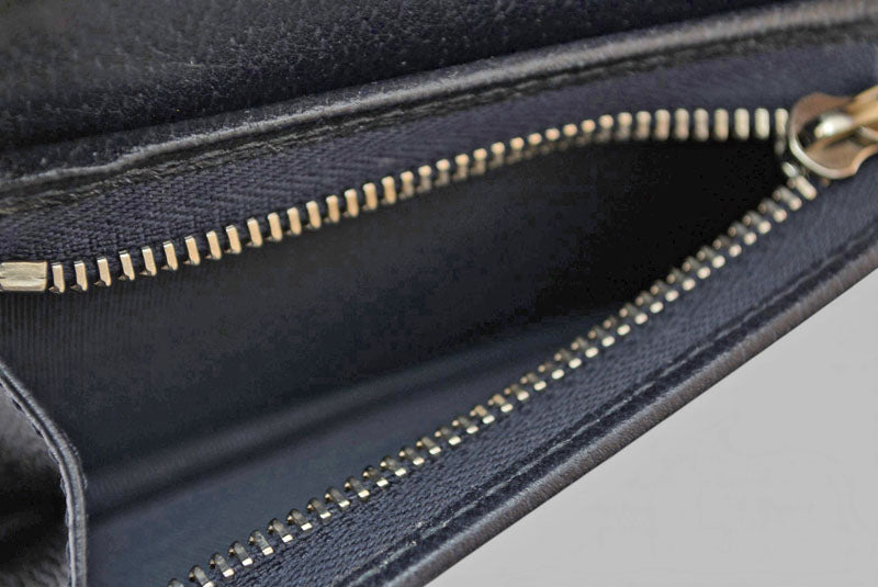 グッチ ミニ財布/二つ折り GUCCI 折財布 GGネイビー/ベージュ5231555 Ophidia/オフィディア GGスプリーム【中古】