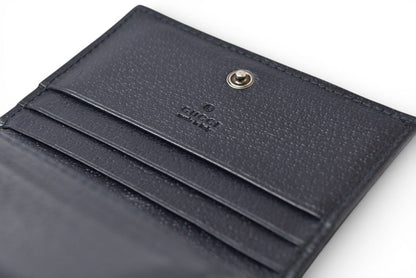 グッチ ミニ財布/二つ折り GUCCI 折財布 GGネイビー/ベージュ5231555 Ophidia/オフィディア GGスプリーム【中古】