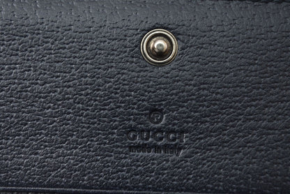 グッチ ミニ財布/二つ折り GUCCI 折財布 GGネイビー/ベージュ5231555 Ophidia/オフィディア GGスプリーム【中古】