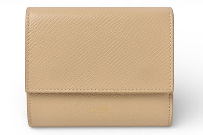 セリーヌ 財布/ミニ財布 CELINE レディース 三つ折り財布 ベージュ SMALL TRIFOLD WALLET 10B57【中古】