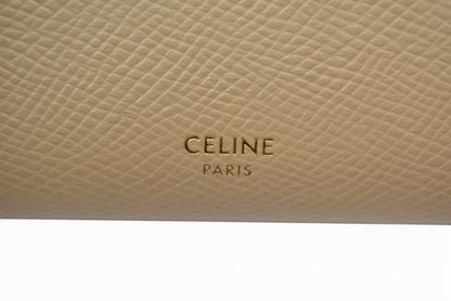 セリーヌ 財布/ミニ財布 CELINE レディース 三つ折り財布 ベージュ SMALL TRIFOLD WALLET 10B57【中古】