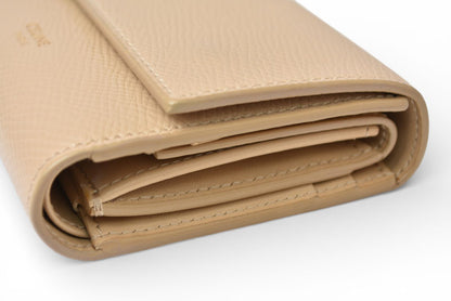 セリーヌ 財布/ミニ財布 CELINE レディース 三つ折り財布 ベージュ SMALL TRIFOLD WALLET 10B57【中古】