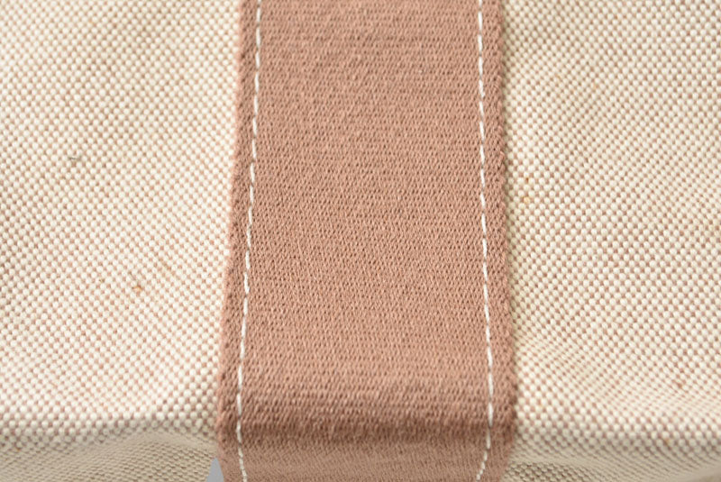 エルメス トートバッグ HERMES ボラボラ カバスドプラージュ GM パラジウム金具 キャンバス ベージュ【中古】