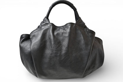 ロエベ ハンドバッグ LOEWE ナッパ アイレ バッグ シープスキン ブラック【中古】