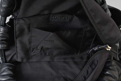 ロエベ ハンドバッグ LOEWE ナッパ アイレ バッグ シープスキン ブラック【中古】