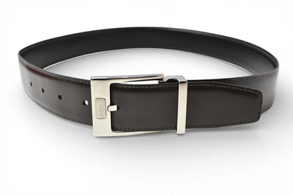 サルヴァトーレフェラガモ 未使用 ベルト リバーシブル フリーサイズ レザー Salvatore Ferragamo ブラック/ブラウン メンズ【中古】
