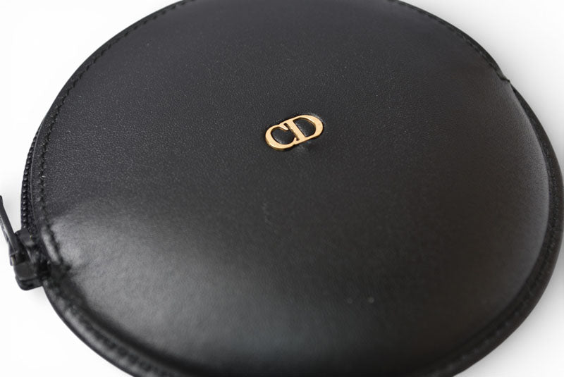 クリスチャンディオール ヴィンテージ コインケース/小銭入れ Christian Dior 財布 ブラック【中古】