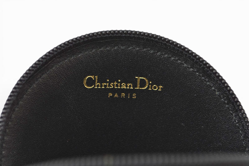 クリスチャンディオール ヴィンテージ コインケース/小銭入れ Christian Dior 財布 ブラック【中古】
