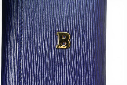 【中古】 バリー キーケース 4連 BALLY レザー ブルー 青 ネイビー系 シルバー金具 レディース メンズ ユニセックス 鍵 カギ ケース スリム コンパクト ブランド 希少 ギフト プレゼント