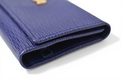 【中古】 バリー キーケース 4連 BALLY レザー ブルー 青 ネイビー系 シルバー金具 レディース メンズ ユニセックス 鍵 カギ ケース スリム コンパクト ブランド 希少 ギフト プレゼント